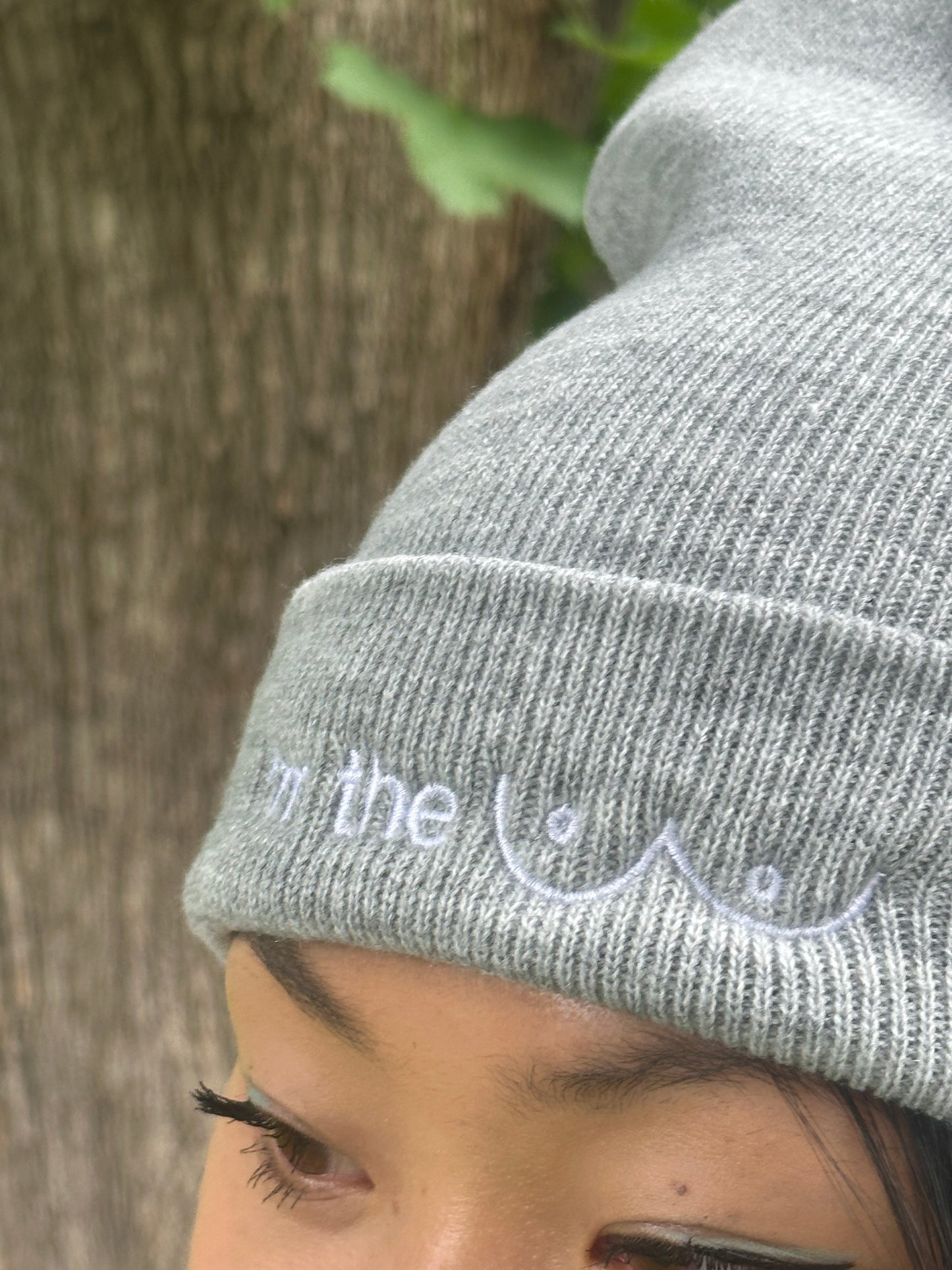 I'm the Tits Beanie (Light Grey)