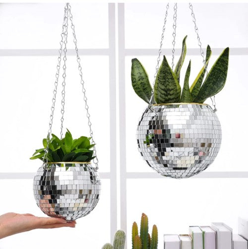 Disco Ball Planter